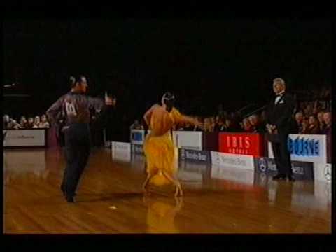 IDSF World Latin Championships 2008 Paso Doble solo Stefano Di Filippo & Anna Melnikova.