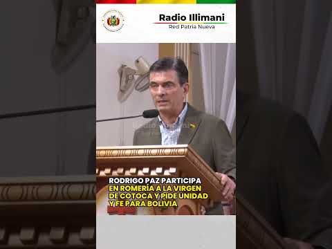 Rodrigo Paz participa en romería a la Virgen de Cotoca y pide unidad y fe para Bolivia 🙏🇧🇴