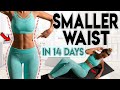SMALLER WAIST and LOSE BELLY FAT in 14 Days | Home Workout