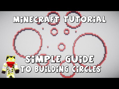 MInecraft Tutorial- How to build circles (Simple guide)