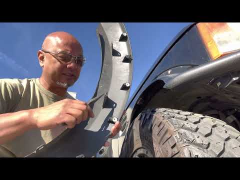 07 LAND ROVER LR3 HSE OVERLAND BUILD UPDATE. Fender Flare Panel clip option.