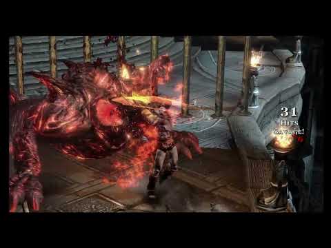 God Of War 3 - Cerberus No Damage No Upgrades (Chaos Mode)