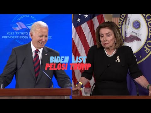 Biden given a list of reporters. Newsom 'suboptimal' education. Pelosi Trump 'occasional occupant'
