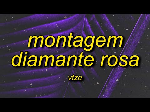 MONTAGEM DIAMANTE ROSA - SLOWED (Lyrics)