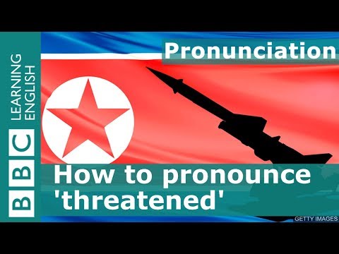 脅された」の言い方 (How to say 'threatened')