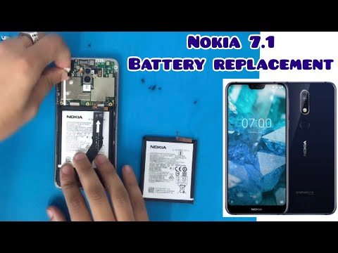 Nokia 7.1 battery replacement | HOW TO CHANGE NOKIA 7.1 #new  #battery #nokia #repair
