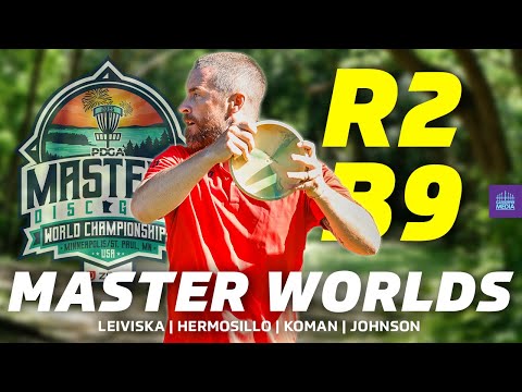 2025 PDGA Professional Masters World Championships | R2B9 | Leiviska, Hermosillo, Koman, Johnson