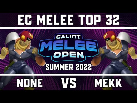 n0ne (Red Captain Falcon) vs Mekk (Captain Falcon) - East Coast Melee Top 32 - GMO Summer '22