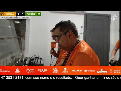 Santa Catarina x Cuiabá - Copa do Brasil - 04.03.2026 - Rádio Mirador FM 98,5mHz