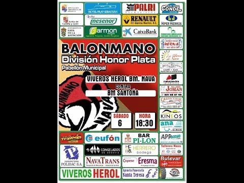 VIVEROS HEROL BALONMANO NAVA - BM SANTOÑA