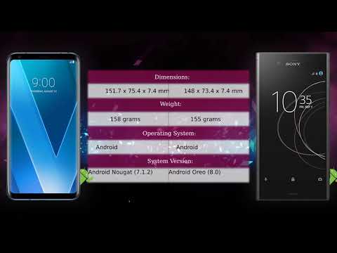 LG V30 vs Sony Xperia XZ1 - Phone comparison