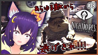 【Little Nightmares - リトルナイトメア -】あらゆる敵から逃げきれ…! へっぽこゲーム実況 ライブ配信＃3