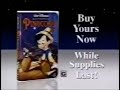 Pinocchio Vhs Commercial 1993