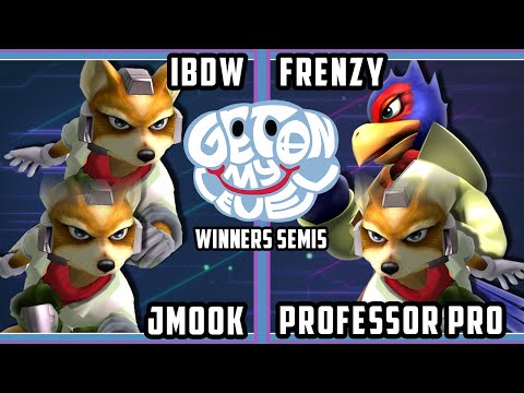 GOML 2022 Winners Semis - iBDW & Jmook Vs. Frenzy & Professor Pro - SSBM Melee Tournament