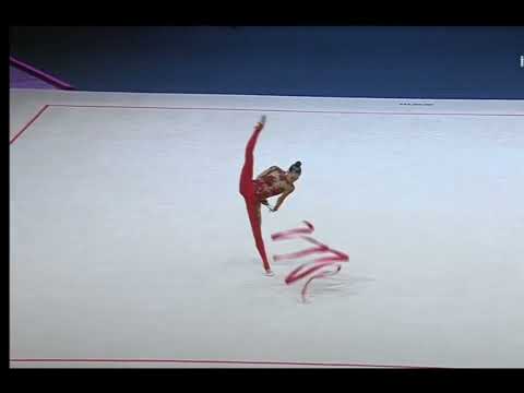 Polina HORODNYCHA UKRAINE - RIBBON AA - AGF Trophy Baku 2024 (FIG World Cup)