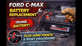 Save $300: Ford C-Max 12V Battery Replacement (2013-2018) DIY