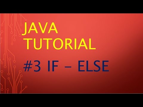 Java Tutorial  ▬ IF - Verzweigung ▬ Deutsch Teil 3