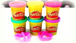 Play-Doh Knete Glitzerknete - Knetmasse für Mädchen Glitzer Geschenkideen Playdough deutsch