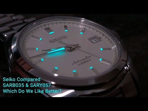 Comparing Seiko SARB and SARY Watches | SARB035 & SARY057
