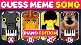 Guess Meme Song Piano Edition | Gedagedigedagedago, Bling Bang Bang Born...! #349