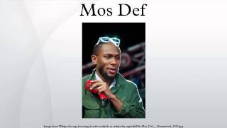Mos Def