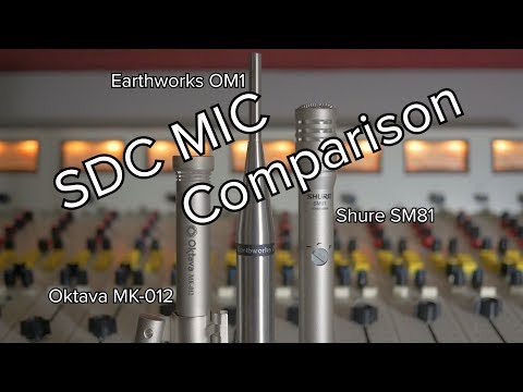 Small Diaphragm Condenser Microphone Comparison - Shure SM81, Oktava MK-012 & Earthworks OM1