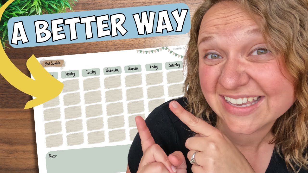 How to BLOCK SCHEDULE for a Successful Homeschool