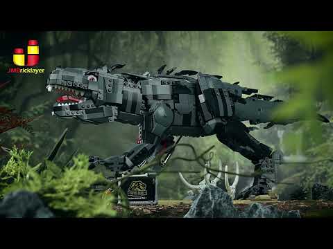 Stop Motion - JMBricklayer Mechanical T-Rex Dinosaur 70001 (enhanced version)