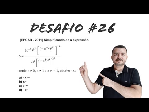 🔥(EPCAR -2011) DESAFIO #26 DE MATEMÁTICA BÁSICA - Simplificando-se a Expressão S, obtém-se: