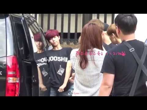 [150904] 뮤직뱅크 출근길 UP10TION 우신