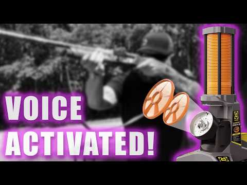 Testing a Voice-Activated Target Thrower! (Caldwell ClayCopter)