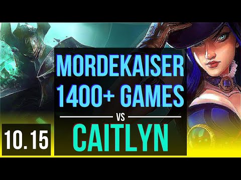 MORDEKAISER & Thresh vs CAITLYN & Nautilus (ADC) | 4.2M mastery points | BR Diamond | v10.15