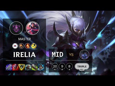 Irelia Mid vs Sylas - KR Master Patch 11.3