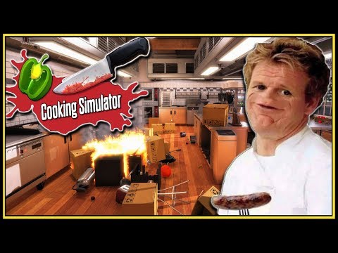 HELL'S KITCHEN SOSIG, I AM THE CHEF! - Cooking Simulator Gameplay Video
