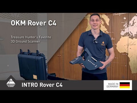 Okm Rover C4 Gold Metal Treasure Detector