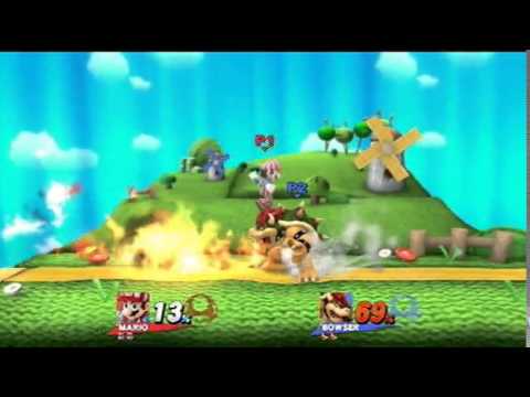 Mario (picano) v Bowser (papersak) (April 11, 2015)