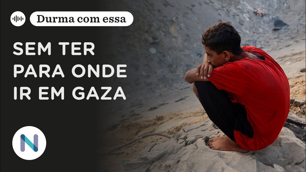 Sem ter para onde ir: os ataques de Israel em ‘áreas seguras’ de Gaza | Podcast de 10.set.24