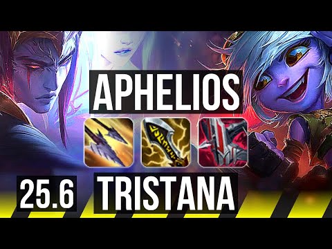 APHELIOS & Lulu vs TRISTANA & Nami (ADC) | Quadra, Legendary | NA Master | 25.6