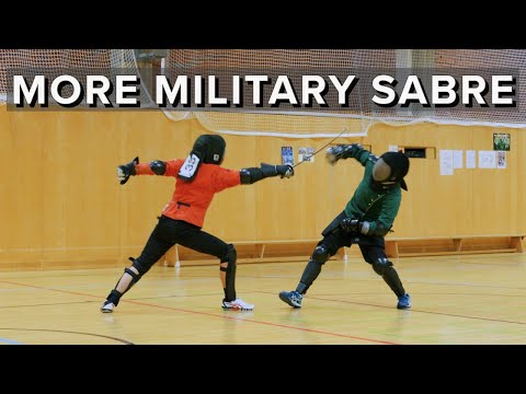 MORE Military SABRE Sparring | Max vs Peter [HEMA]