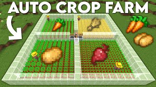 Minecraft Villager Auto Crop Farm Tutorial - 850 Per Hour (Bedrock &amp; Java)