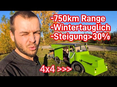 🥳ROOMTOUR  4x4 DIY FAHRRADWOHNMOBIL Frankenstein. ALLE FUNKTIONEN - Rene Kreher