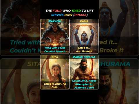Who Could Lift Shiva’s Bow - Pinaka? 🏹 #mythology #ytshorts #shorts #hindu