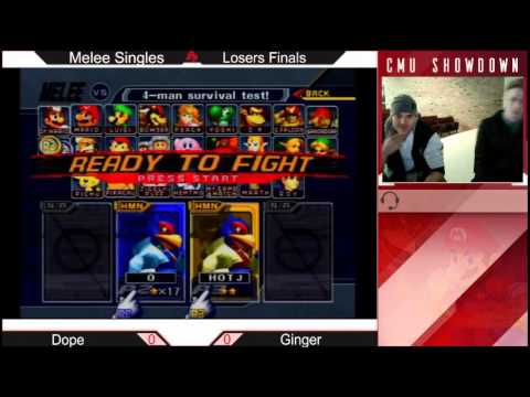 CMU Showdown - Dope (Falco) vs Ginger (Falco) LFs Melee Singles