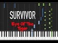 Survivor - Eye Of The Tiger [Piano Tutorial ...