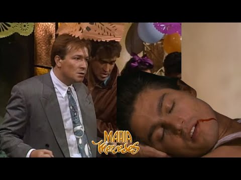 ¡Jorge Luís pelea con Chicho en la fiesta de Rosario! | María Mercedes - Televisa