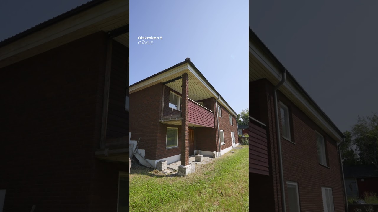 5 rum Villa på Olskroken 5 Gävle - Olsbacka Gävle kommun - video