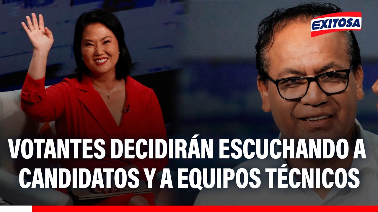 🔴🔵Votantes decidirán su voto escuchando a candidatos y a equipos técnicos en debate, señala experto