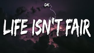 Dk - Life Isnt Fair (Lyrics) Prod Goldgrain