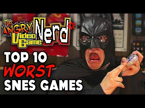 Top 10 Worst SNES Games the Nerd has Played - Angry Video Game Nerd (AVGN)