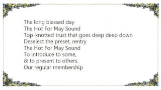 Clinton - The Hot for May Sound Lyrics